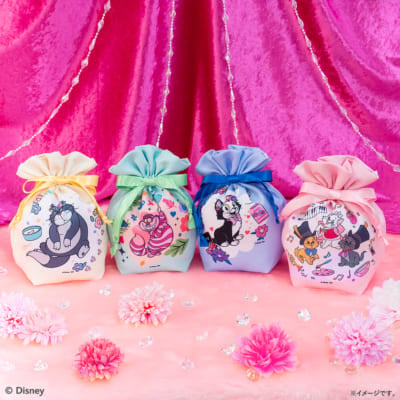 Happyくじ「Disney にゃん・にゃん・にゃん」D賞：巾着ポーチ