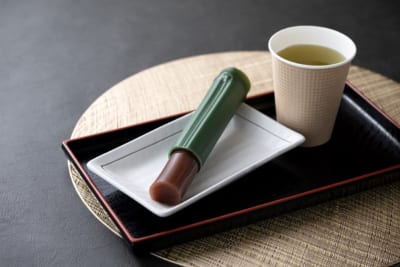 「鬼滅の刃 × 博物館 明治村」"竈門禰豆子"竹ようかんとお茶のセット