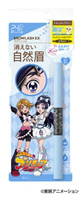 「ふたりはプリキュア×ブロウラッシュEX」ブロウラッシュEX ウォーターストロング Wアイブロウ（ジェルペンシル＆パウダー）ナチュラルブラウン