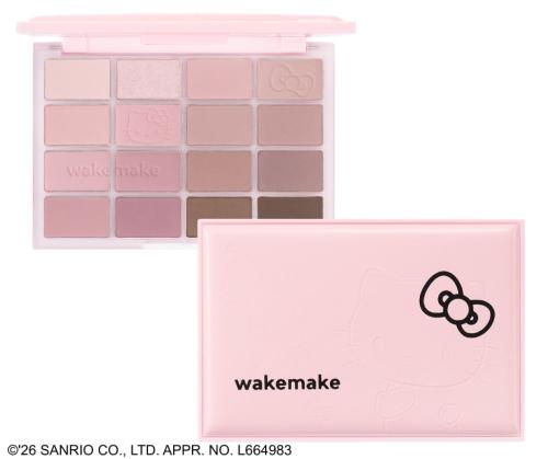 wakemake ハローキティ ソフトブラーリングアイパレット #29 ソイピンクブラーリング