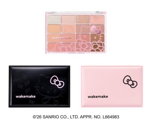 wakemake ハローキティ ソフトブラーリングアイパレット
