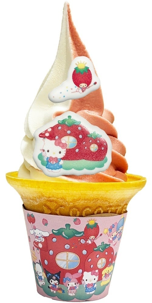 いちごのお家 ソフトクリーム