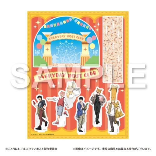 「『えぶりでいホスト』POP UP SHOP in TOWER RECORDS」アクリルジオラマ