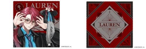 ローレン・イロアス 大判メガネ拭き 両面デザイン