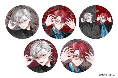 にじさんじ×Zoff トレーディング缶バッジ 全5種