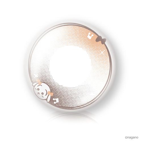 うさぎブラウン レンズデザイン