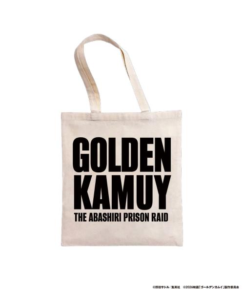 オリジナルロゴトート（ホワイト）GOLDEN KAMUY THE ABASHIRI PRISON RAID