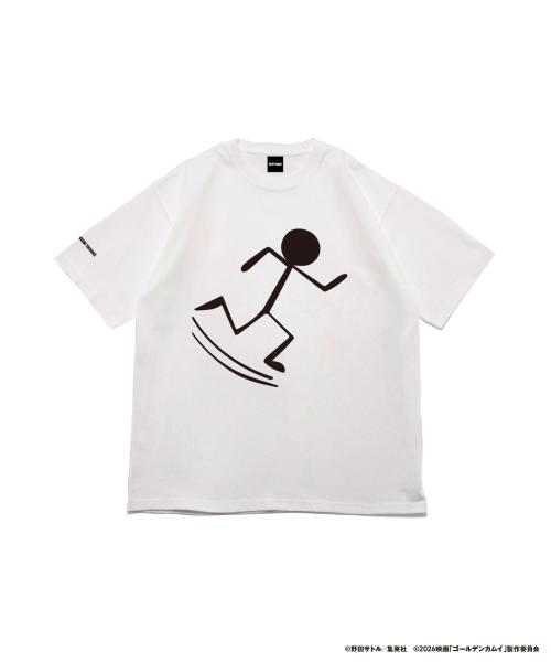 走るホクロ君Tシャツ（ホワイト）