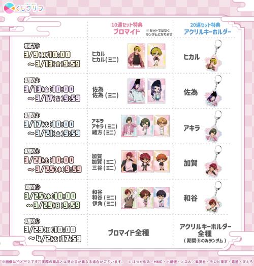 ヒカルの碁 10連・20連セット特典スケジュール