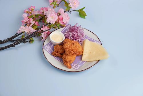 壬氏の蜂蜜唐揚げ烤鴨餅
