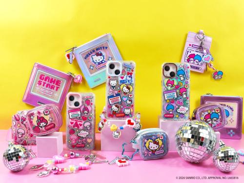 SKINNYDIP LONDON×サンリオキャラクターズ 第4弾コラボ ピクセルアートデザイン モバイルアクセサリー
