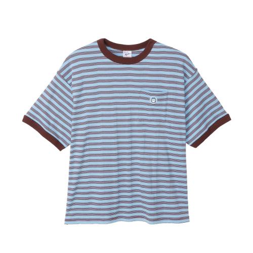 ちいかわ ビッグシルエットポケットTシャツ BLUEBERRY