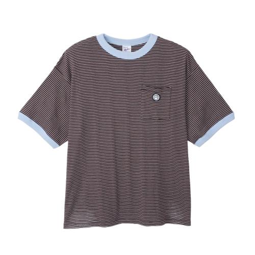 ちいかわ ビッグシルエットポケットTシャツ COFFEE