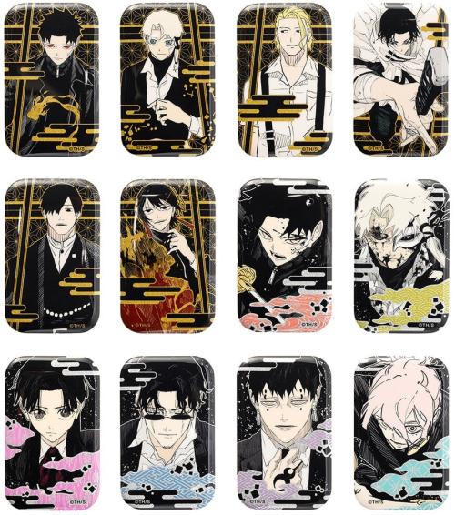 カグラバチ 蒔絵風スクエア缶バッジコレクション第1弾 全12種