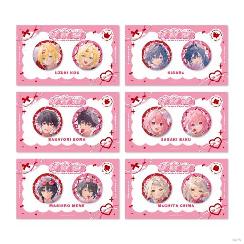 にじさんじ「いちごまにあ」シュガー缶バッジセット