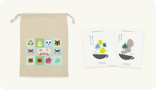あつまれ どうぶつの森×東急リゾートタウン蓼科 たてしなお土産巾着 お茶セット