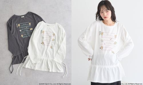リラックマ×earth music&ecology ブラウジングロンT
