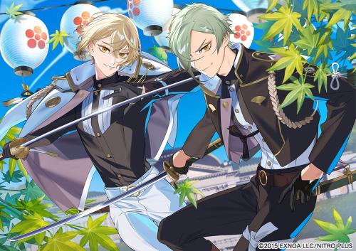 刀剣乱舞 髭切・膝丸 特別展 北野天神 描き下ろしイラスト