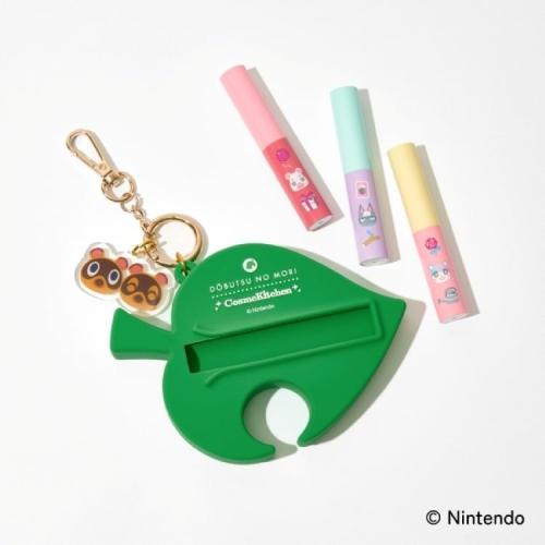 どうぶつの森 リップ3色＆シリコンリップケース