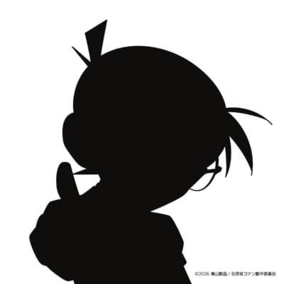 くら寿司×名探偵コナン 2026年コラボ予告 シルエット画像