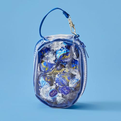 リンツ カラーポーチ ブルー
