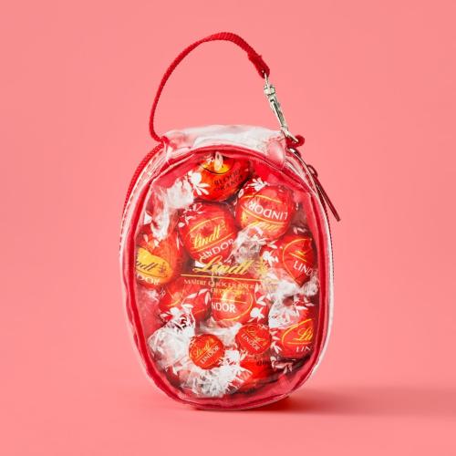 リンツ カラーポーチ レッド