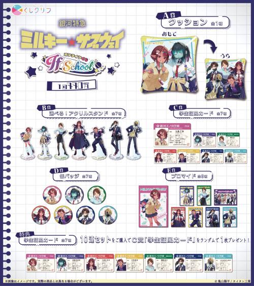 銀河特急ミルキー☆サブウェイ オンラインくじ 全賞品ラインナップ