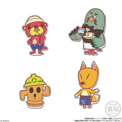 どうぶつの森 キャラマグネッツ ラコスケ マスター ハニワくん つねきち
