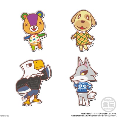 どうぶつの森 キャラマグネッツ カラメル パッチ アポロ シベリア
