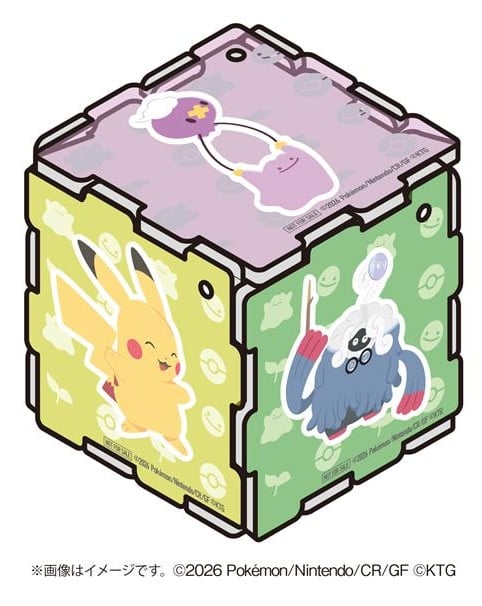 アクリルパズルキーホルダー組み立てイメージ