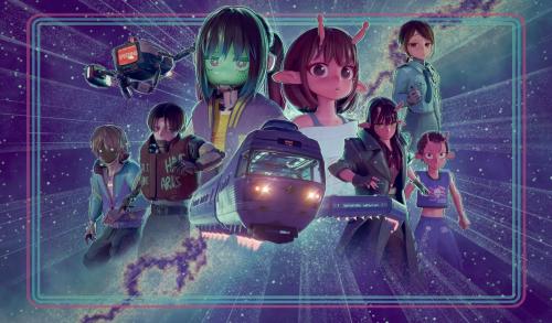 『銀河特急 ミルキー☆サブウェイ』アニメ キービジュアル