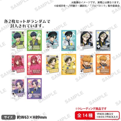 『ブルーロック』トレーディングミニブロマイドセット Deco Drop!! ver.