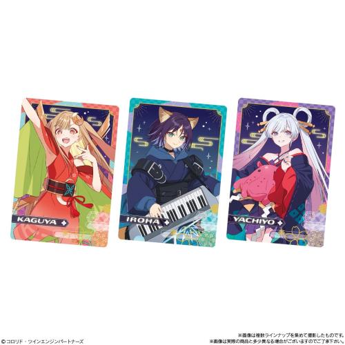 超かぐや姫 ツインウエハース キャラクターカード KAGUYA・IROHA・YACHIYO