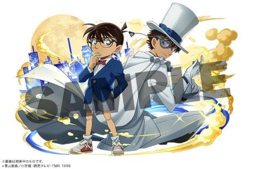 名探偵コナン×パズドラ 怪盗キッド&江戸川コナン ペアキャラ