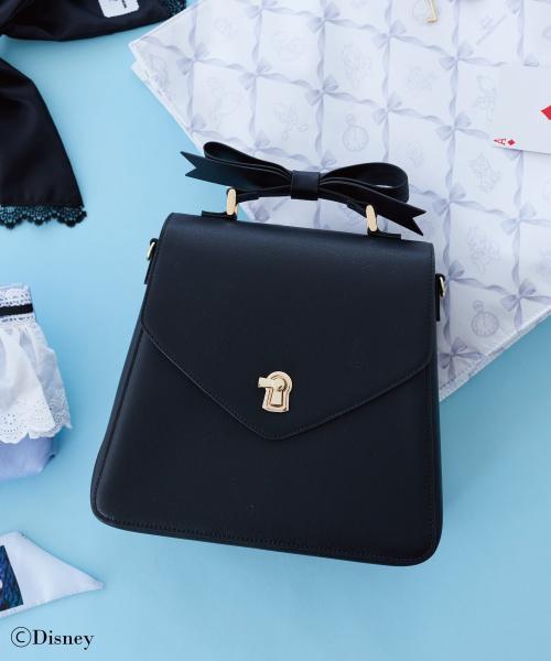 Alice リボン2Wayショルダーバッグ Black