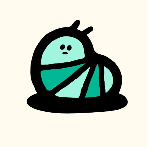 イラストレーター いもむし