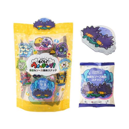 海苔&ソース風味スナック バチンウニクリップ付き