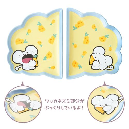 はんぶんこペアプレートセット ワッカネズミ