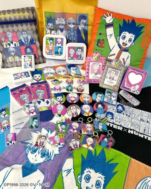 HUNTER×HUNTER サンキューマート 限定グッズ ラインナップ全体
