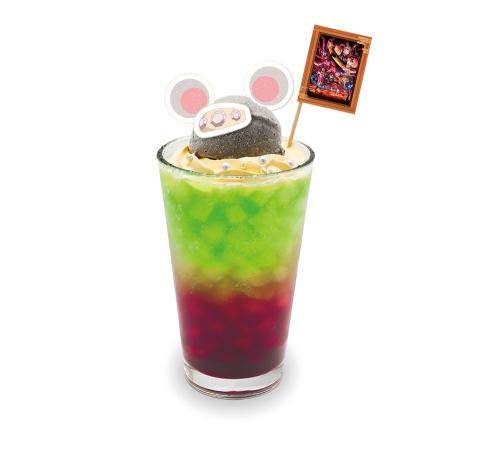 鬼滅の刃 追憶回廊ノ導 カフェメニュー ムキムキねずみアイスフロート