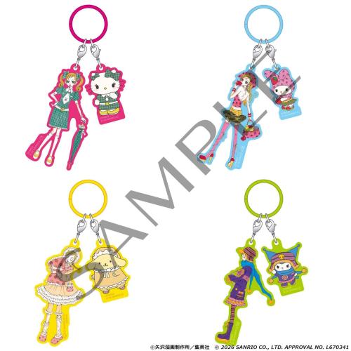 2連チャームキーホルダー 全4種
