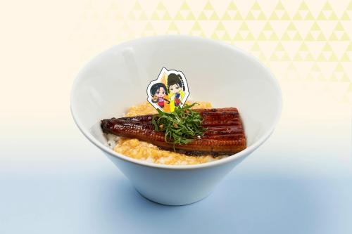 時行と頼重のうなぎのぼり丼