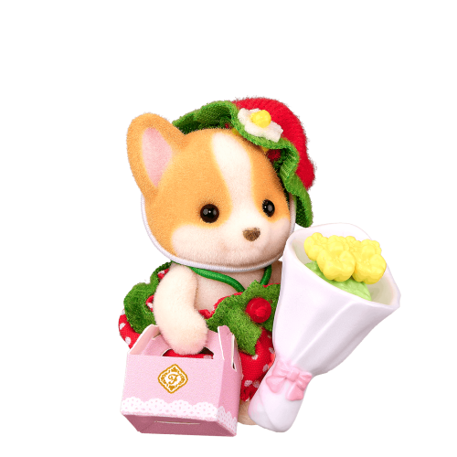 「シルバニアファミリー×アトレ」いちごのフルーツコスチューム