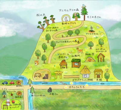 ぬいぐるみ神社 境内案内