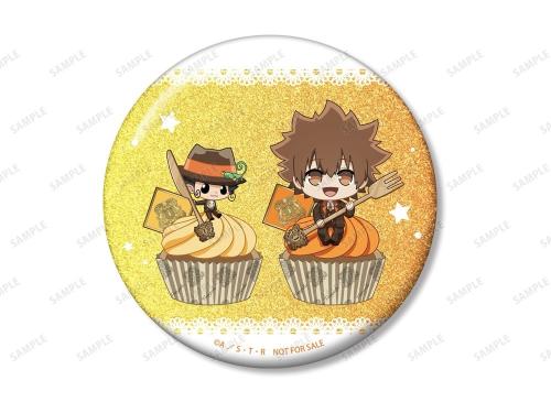 家庭教師ヒットマンREBORN! POP UP STORE ちびキャラ75mmグリッター缶バッジ イベント限定特典