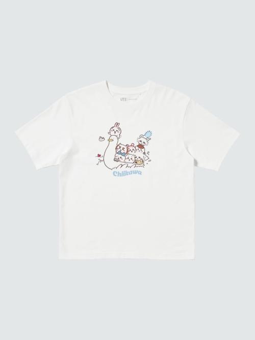映画ちいかわ 人魚の島のひみつ ユニクロUT WOMEN Tシャツ