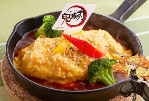 我妻善逸の霹靂一閃はじけるオムバーグ