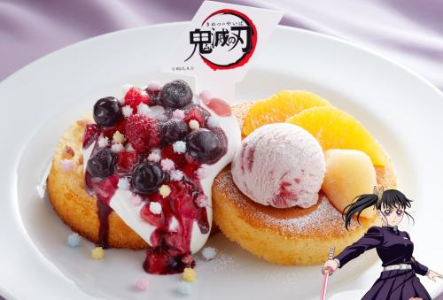 栗花落カナヲの花の彩りパンケーキ