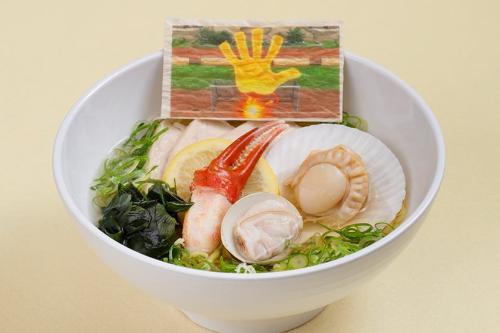 イナズマイレブン×志摩スペイン村 円堂守のゴッドハンド塩ラーメン