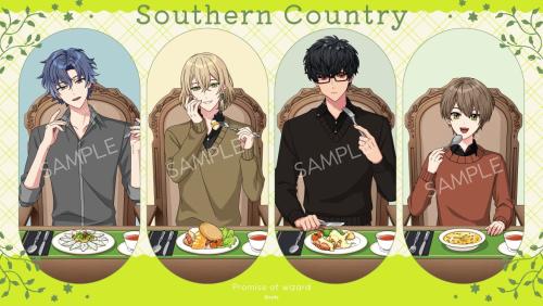 「Happy Mealtime」南の国 描き下ろしイラスト